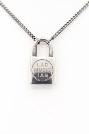 画像: LAD MUSICIAN / NECKLACE MINI PADLOCK 　ネックレス  ダークシルバー O-24-07-23-046-LA-ac-YM-ZT471