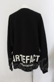 画像1: A.F ARTEFACT / RAGLAN SWEAT TOP プルオーバー 3 ブラック O-24-10-24-054-A.-to-YM-ZT1030 (1)