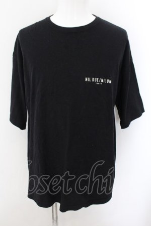 画像: NIL DUE / NIL UN TOKYO / MARBLE INK TEE Tシャツ F ブラック O-24-10-24-008-NI-ts-YM-OS