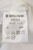 画像3: BUFFALO BOBS / STELLAラメプリントVネックTシャツ 1-2 ホワイト O-24-07-26-046-BU-ts-YM-ZT109 (3)