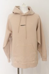 画像: NIL DUE / NIL UN TOKYO / EMBROIDERY LOGO HOODIE　パーカー F サンドベージュ O-24-07-28-011-NI-to-YM-ZT110