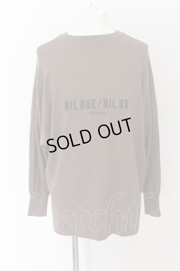 画像1: NIL DUE / NIL UN TOKYO / LONG SLEEVE EMBROIDERY TEE　カットソー F ディープカーキ O-24-07-28-012-NI-to-YM-ZT125 (1)