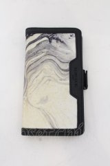 画像: NIL DUE / NIL UN TOKYO / LEATHER MASKING IPHONE PLUS ケース  マーブル O-24-07-28-021-NI-za-YM-ZT471