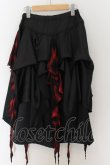 画像3: CIVARIZE / レイヤードワイドパンツ F ブラックｘレッド O-24-07-31-079-CI-pa-YM-OS (3)