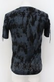 画像2: TORNADO MART / クラウドレースアップTシャツ M ネイビーｘブラック O-24-08-11-007-TO-ts-YM-ZT064 (2)