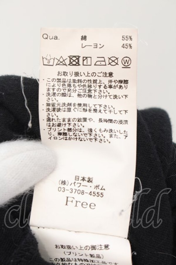 画像3: CIVARIZE / フラワー柄スーパービッグTシャツ F ブラック O-24-09-02-033-CI-to-YM-OS (3)