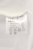 画像4: NO ID. / エンブロイダリーメッセージC-N Tシャツ 2 ホワイト O-24-09-07-060-NO-ts-YM-ZT026 (4)