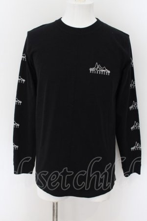 画像: ALLAROUND / LONG SLEEVE カットソー M ブラック O-24-09-15-050-AL-to-YM-ZT206