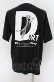 画像2: DIRT 100% Natural Dirty / Tシャツ LOGO F ブラック O-24-09-15-051-DI-ts-YM-ZT206 (2)