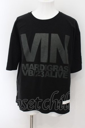 画像: MARDIGRAS(SADS清春) / VINNY BEACH LYRIC POEM Tシャツ L ブラック O-24-09-24-041-MA-ts-YM-ZT431