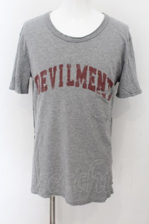 画像: Moonage Devilment（清春） / Pocket BIG Tシャツ 46 グレー O-24-09-24-033-MO-ts-YM-ZT433