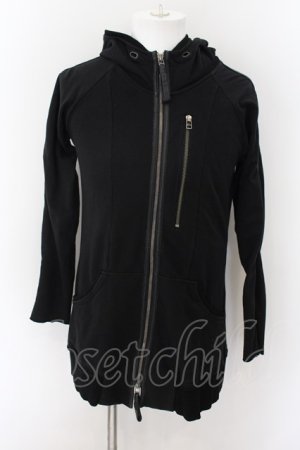 画像: KMRii / Pocket Leather Piping Hoodie　パーカー 1 ブラック O-24-09-29-070-KM-to-YM-OS