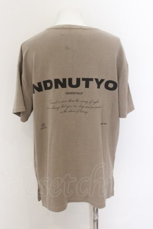 画像: NIL DUE / NIL UN TOKYO / SWEAT BIG TEE Tシャツ  オートミール O-24-10-11-004-NI-ts-YM-ZT271