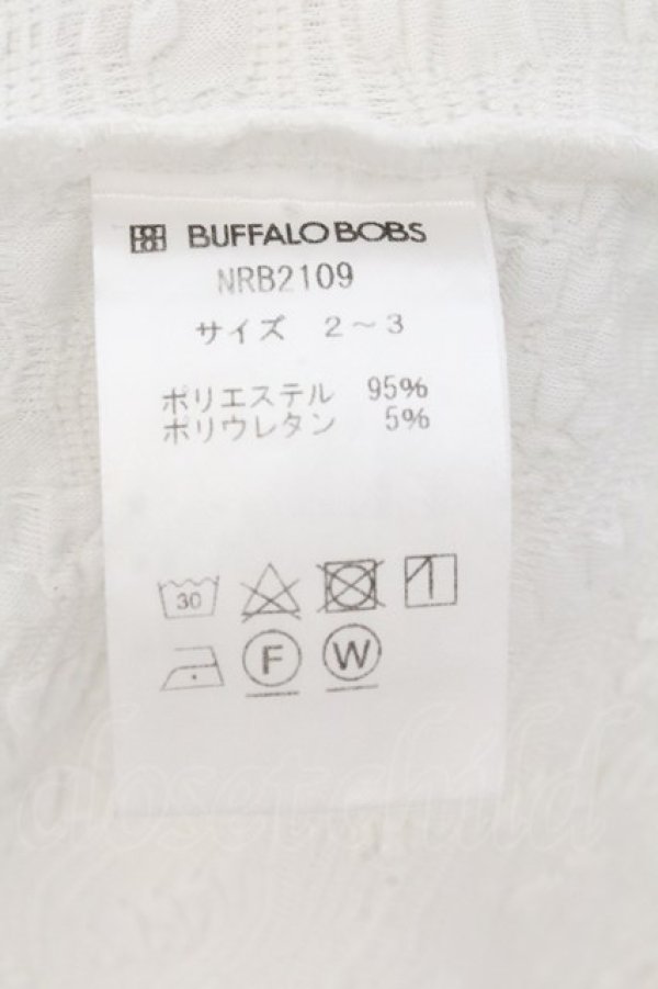 画像3: BUFFALO BOBS / PAISLEY BLISTER（ペイズリーブリスター）Ｖネックカットソー 1-2 ホワイト O-24-10-29-058-BU-ts-YM-OS (3)