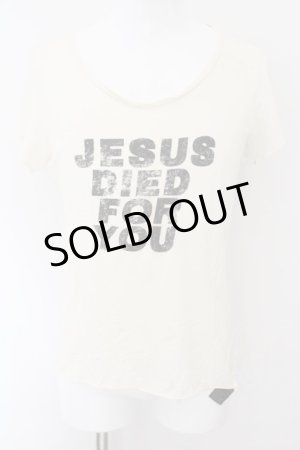 画像: IFSIXWASNINE / CROSSES+JESUS/HSC/M Tシャツ【メンズ1】 1 ホワイト O-24-11-01-029-IF-ts-YM-OS