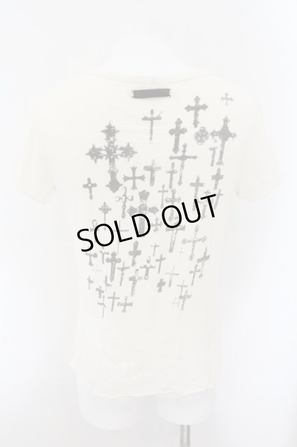 画像4: IFSIXWASNINE / CROSSES+JESUS/HSC/M Tシャツ【メンズ1】 1 ホワイト O-24-11-01-029-IF-ts-YM-OS (4)