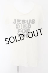 画像: IFSIXWASNINE / CROSSES+JESUS/HSC/M Tシャツ【メンズ1】 1 ホワイト O-24-11-01-028-IF-ts-YM-OS