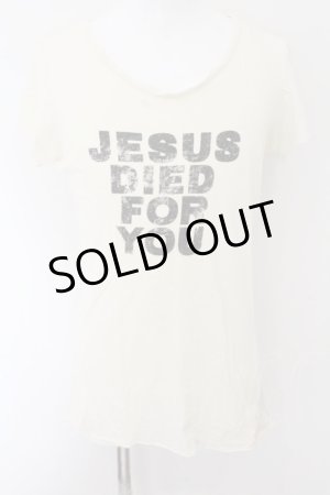 画像: IFSIXWASNINE / CROSSES+JESUS/HSC/M Tシャツ【メンズ1】 1 ホワイト O-24-11-01-028-IF-ts-YM-OS