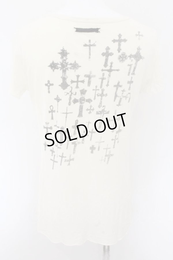 画像4: IFSIXWASNINE / CROSSES+JESUS/HSC/M Tシャツ【メンズ1】 1 ホワイト O-24-11-01-028-IF-ts-YM-OS (4)