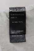 画像3: CATORCE / オーバーデストロイポンチョTシャツ  ライトブルーグレイ O-24-11-10-006-CA-to-YM-ZT1113B (3)