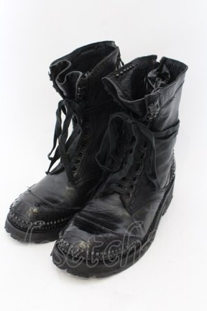 画像: KMRii / LACE UP BOOTS ブーツ 約27cm ブラック O-24-11-10-092-KM-sho-YM-OS