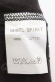 画像4: SHARE SPIRIT / ショーハウス Tシャツ L ブラック（ダークブラウン系） O-24-11-13-036-SH-ts-YM-ZT1117 (4)