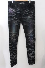 画像: CIVARIZE / 立体加工ストレッチスキニーデニムパンツ 44 ブラックｘブルーｘパープル O-24-11-13-078-CI-pa-YM-OS