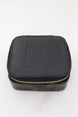 画像1: NIL DUE / NIL UN TOKYO / SQUARE ICON TRINKET CASE マルチケース  ブラックｘゴールド O-24-11-17-098-NI-za-YM-OS (1)