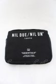 画像1: NIL DUE / NIL UN TOKYO / BONDING TRAVEL POUCH トラベルポーチ  ブラック O-24-11-30-069-NI-ba-YM-ZT1203B (1)