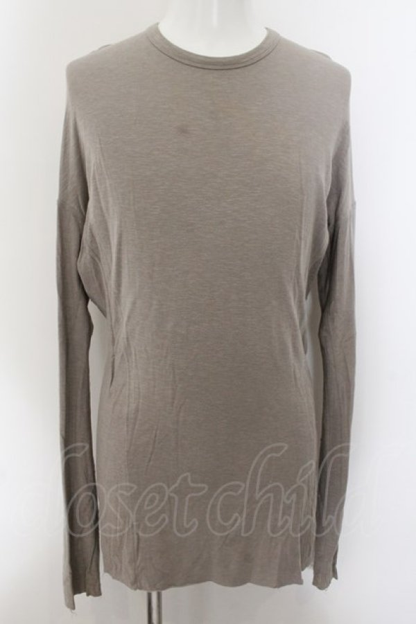 画像1: JULIUS / CUPRO LINEN SWEAT カットソー 1 グレー O-24-12-20-024-JU-ts-YM-OS (1)