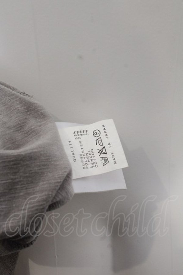 画像4: JULIUS / CUPRO LINEN SWEAT カットソー 1 グレー O-24-12-20-024-JU-ts-YM-OS (4)