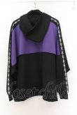 画像3: CIVARIZE / 切り替えポンチョパーカー F ブラックｘパープル O-24-12-26-110-CI-to-YM-ZT1229A (3)