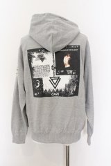 画像: Moonage Devilment / GA Print Parka パーカー 44 グレー O-25-01-03-026-Mo-to-YM-ZT380