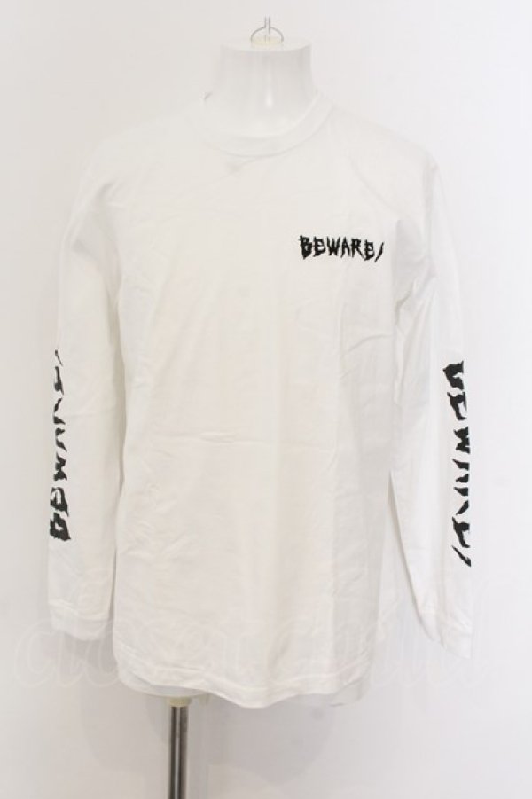 画像2: Moonage Devilment / GRAPHIC L/S T-SHIRT TYPE B　カットソー 44 ホワイト O-25-01-03-028-Mo-to-YM-ZT409 (2)