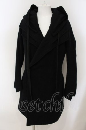 画像: A.F ARTEFACT / LAYER HOODED COAT コート 1 ブラック O-25-01-09-028-A.-ou-YM-OS