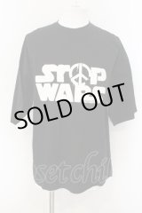 画像: PROPA9ANDA / STOP WARS Tシャツ M ブラック O-25-01-12-007-PR-ts-YM-OS