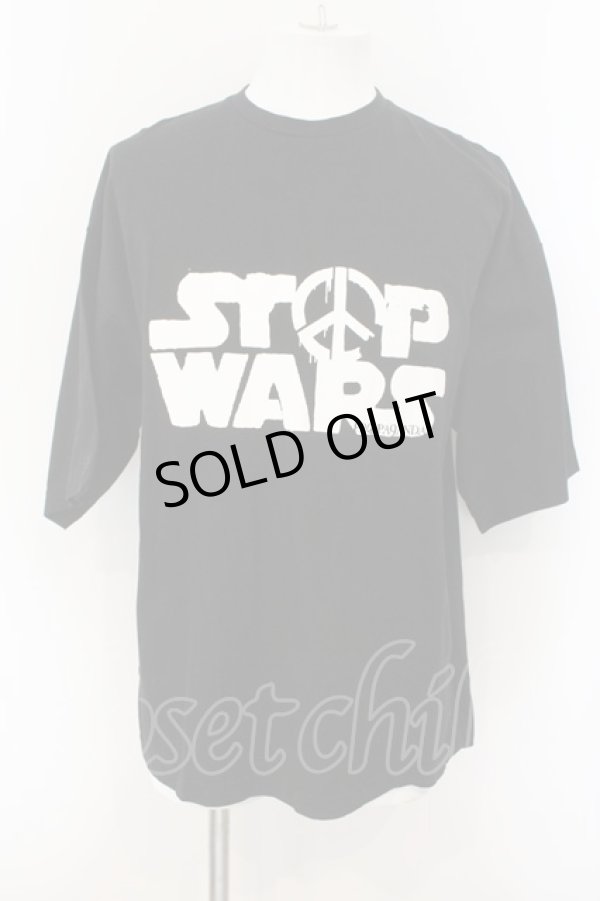 画像1: PROPA9ANDA / STOP WARS Tシャツ M ブラック O-25-01-12-007-PR-ts-YM-OS (1)