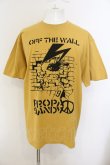 画像1: PROPA9ANDA / OFF THE WALL Tシャツ L マスタード O-25-01-12-009-PR-ts-YM-OS (1)