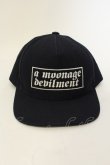 画像2: Moonage Devilment / GRAPHIC FLAT VISOR type B　キャップ  ネイビー O-25-01-17-043-Mo-za-YM-ZT497 (2)