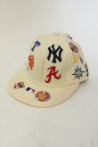 画像1: NEW ERA / MLB ALL LOGOS　キャップ 57.8cm クリーム O-25-01-17-054-NE-za-YM-ZT497 (1)