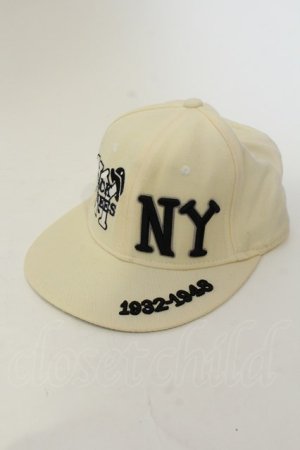 画像: NEW ERA / BLACK YANKEES　キャップ  クリーム O-25-01-17-055-NE-za-YM-ZT497