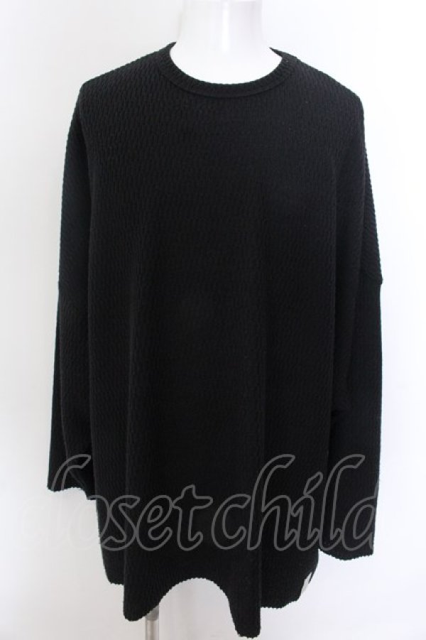 画像1: GLIMCLAP / dolman sleeve カットソー S ブラック O-25-02-12-028-CL-to-YM-ZT0216 (1)