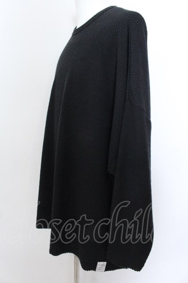 画像2: GLIMCLAP / dolman sleeve カットソー S ブラック O-25-02-12-028-CL-to-YM-ZT0216 (2)