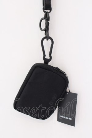 画像: Moonage Devilment / NECK STRAP & COIN PURSE  ブラックｘブラック O-25-02-13-024-Mo-za-YM-OS