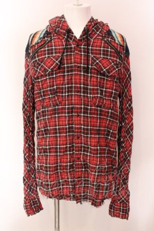 画像: LGB / SHIRT-G/PK/M　シャツ【メンズ4】 4 レッドｘブルーｘグリーン O-25-02-13-018-LG-sh-YM-OS