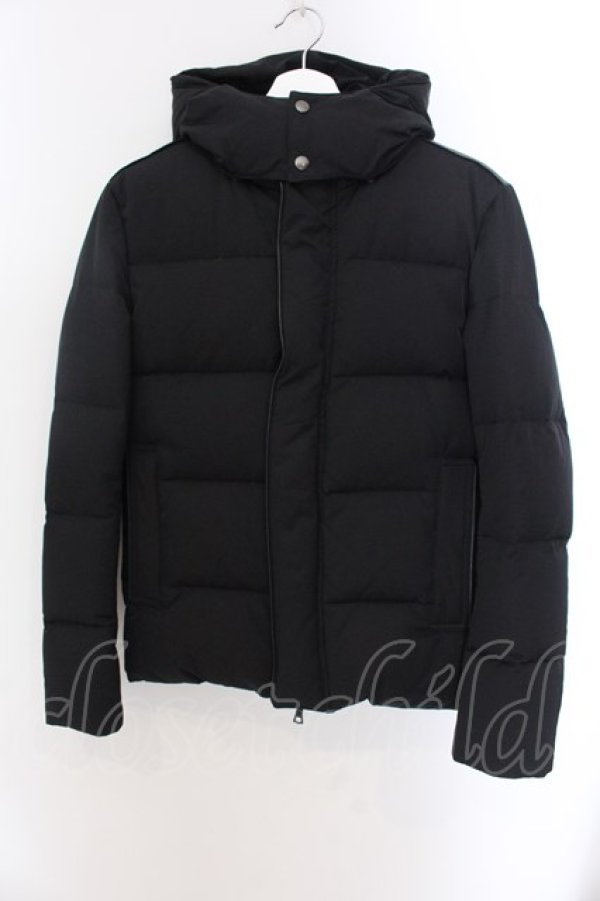 画像1: wjk / HOODED DOWN BLOUSON ジャケット M ブラック O-25-02-15-004-wj-ou-YM-ZT0218 (1)