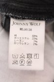 画像4: JOHNNY WOLF / FOREST GATE-KUMADORIスキニーデニムパンツ 3 ブラック O-25-02-20-052-JO-pa-YM-OS (4)