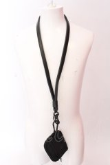 画像: Moonage Devilment / NECK STRAP & COIN PURSE  ブラックｘブラック O-25-02-23-046-MO-za-YM-OS