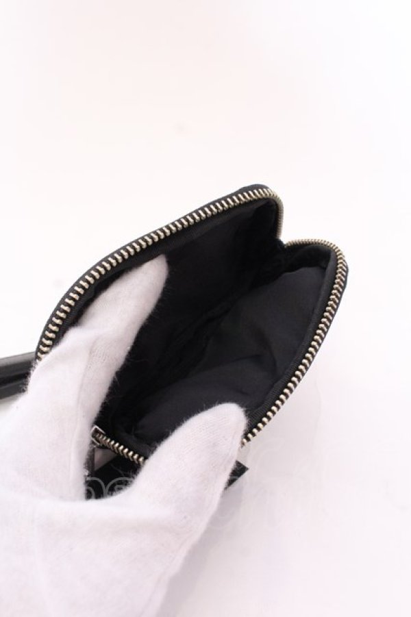 画像4: Moonage Devilment / NECK STRAP & COIN PURSE  ブラックｘシルバー O-25-02-23-049-MO-za-YM-OS (4)