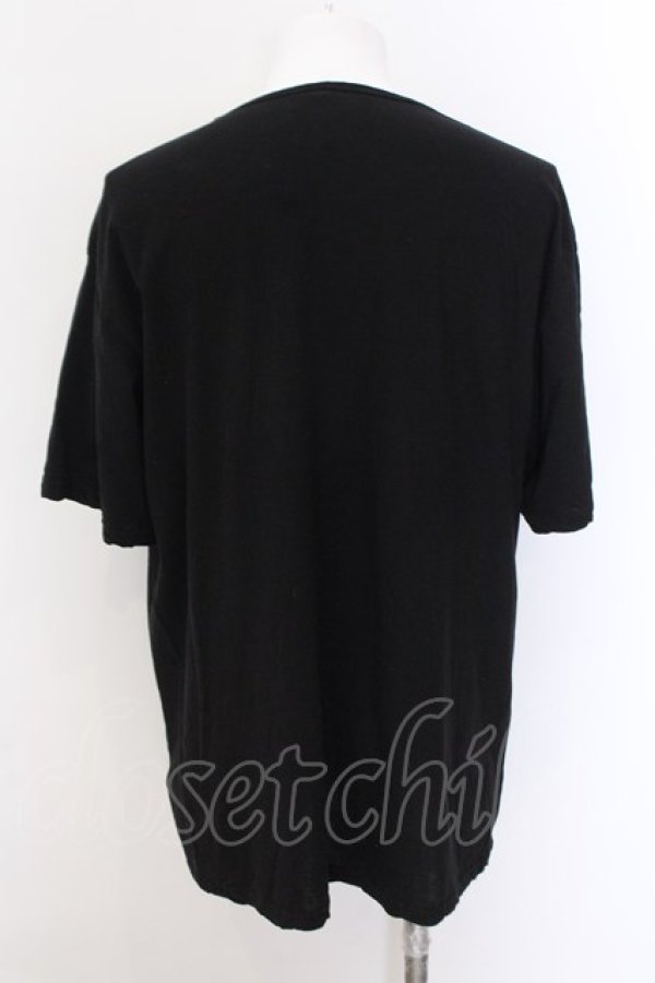 画像2: ATTACHMENT / フレスカ/40クルーネックTシャツ 3 ブラック O-25-02-24-011-AT-ts-YM-OS (2)